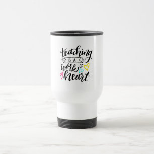 Caneca Térmica O ensino é um trabalho do Tumbler do Thermal do