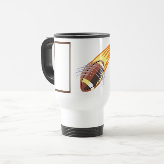 Caneca Térmica O Futebol Flamejante - (Frente Esquerda)