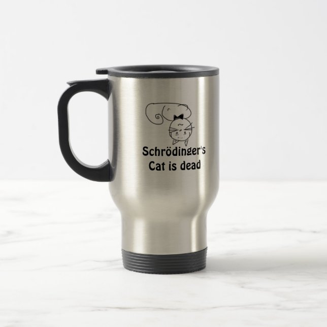 Caneca Térmica O gato de Schrödinger (Esquerda)