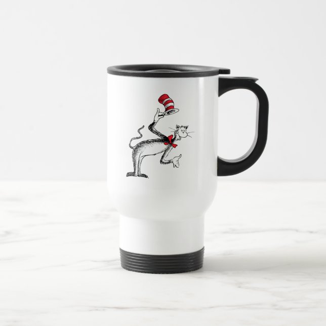 Caneca Térmica O Gato no Chapéu Faz Uma Reverência (Direita)