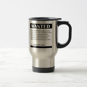 Caneca Térmica O gênio mau quis o anúncio