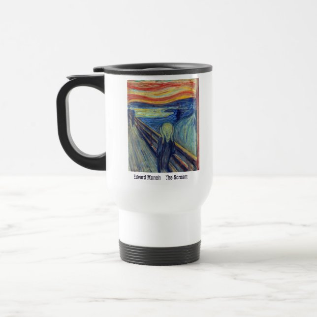 Caneca Térmica O Gritar Edvard Munch O Gritar (Esquerda)