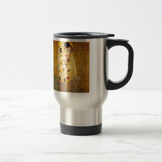 Caneca Térmica O Kiss Gustav Klimt (Direita)