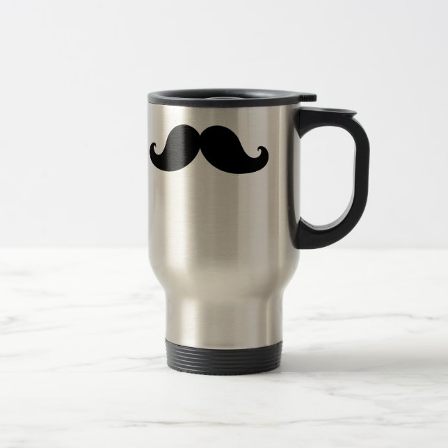CANECA TÉRMICA O MELHOR BIGODE PRETO (Direita)
