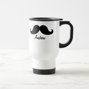 CANECA TÉRMICA O MELHOR BIGODE PRETO PERSONALIZADO