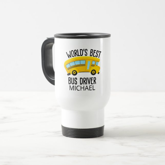 Caneca Térmica O melhor driver do mundo (Frente Esquerda)