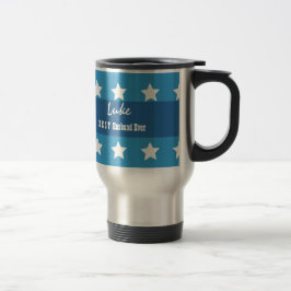 Caneca Térmica O MELHOR MARIDO Stars nunca o nome feito sob
