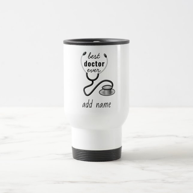 Caneca Térmica O melhor médico jamais apreciou o maior documento  (Centro)