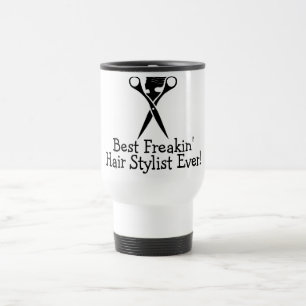 Caneca Térmica O melhor preto do cabeleireiro de Freakin nunca