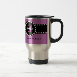 Caneca Térmica O melhor ROXO V06 conhecido do monograma e do