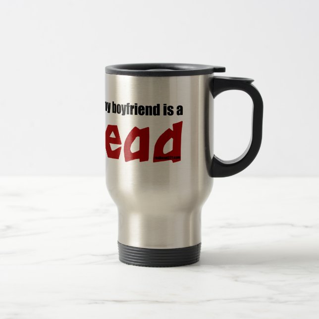 Caneca Térmica O namorado é um Redhead (Direita)