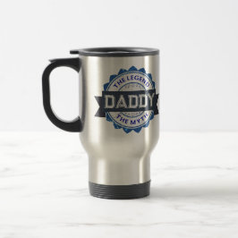 Caneca Térmica O PAI Da Legenda O Mito, Impressão Do Dia de os pa