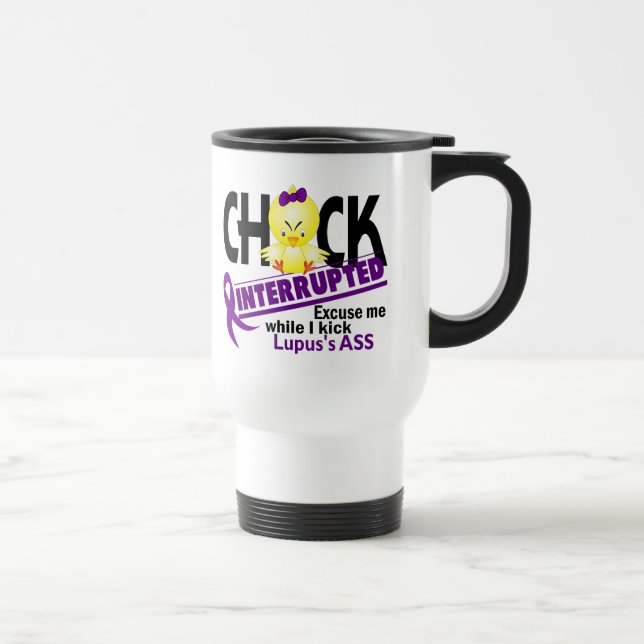 Caneca Térmica O pintinho interrompeu o lúpus 2 (Direita)