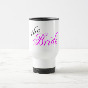Caneca Térmica O rosa e o preto da noiva