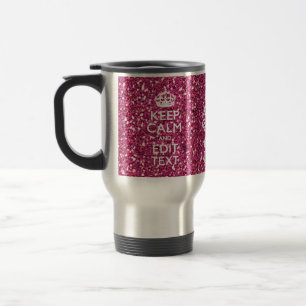 Caneca Térmica O rosa personalizado mantem a decoração calma