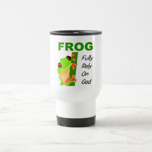Caneca Térmica O SAPO, confia inteiramente no deus