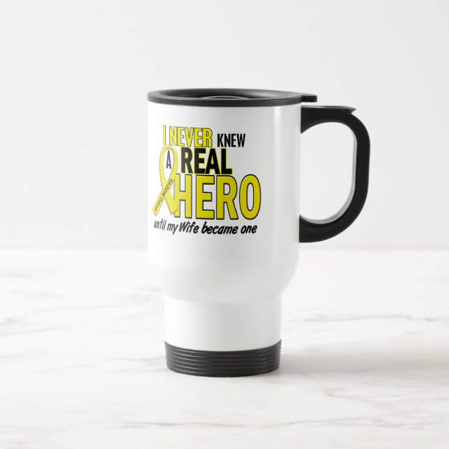 Caneca Térmica O Sarcoma NUNCA CONHECEU uma esposa do HERÓI 2 (Direita)