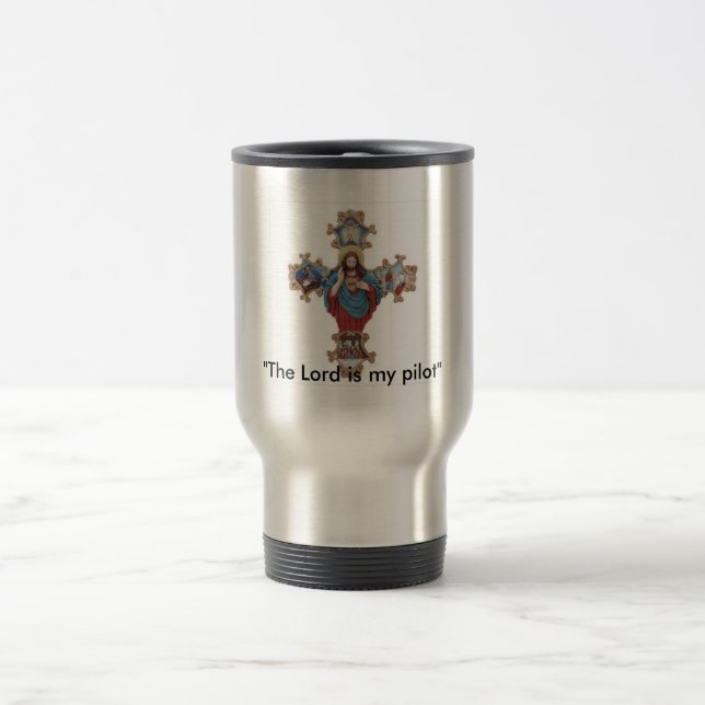 Caneca Térmica "O senhor é meu piloto " (Centro)