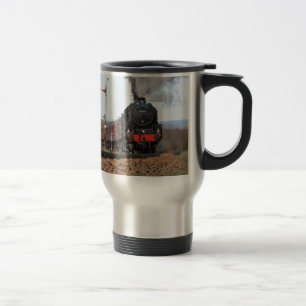 Caneca Térmica O trem do vapor de Grâ Bretanha III