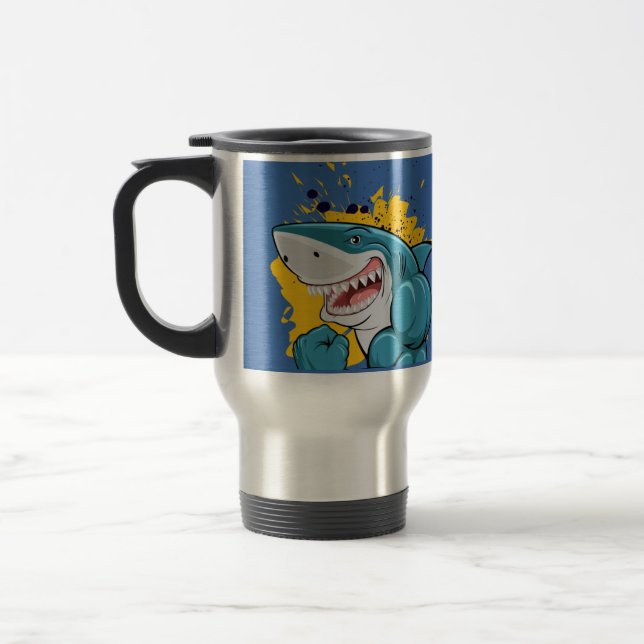 CANECA TÉRMICA O TUBARÃO  (Esquerda)
