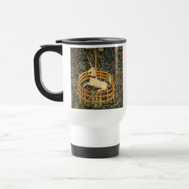 Caneca Térmica O Unicórnio em cativeiro (Esquerda)