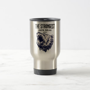 Caneca Térmica o urso papa mais forte aqui