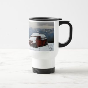 Caneca Térmica O velho caminhão vermelho