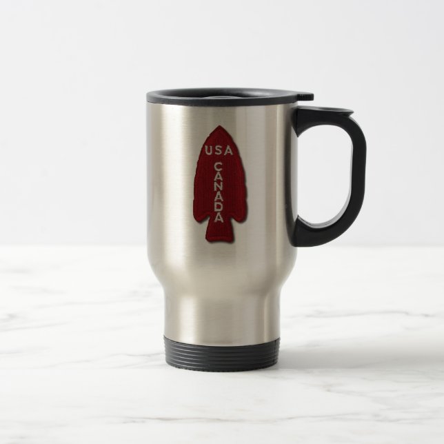 Caneca Térmica ø Veterinários da brigada do diabo da força do (Direita)