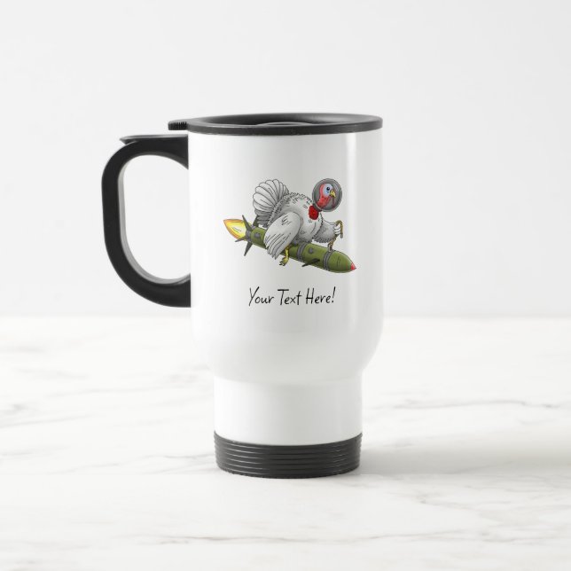 Caneca Térmica O Voo Incrível do Peru Foguete (Esquerda)
