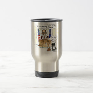 Caneca Térmica Obama & Bo Desenhos Animados Satíricos Presentes C