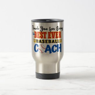Caneca Térmica Obrigado Treinador Baseball