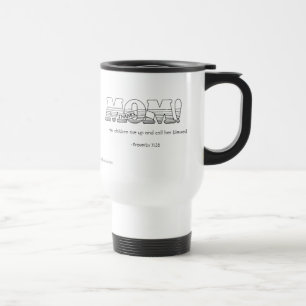 Caneca Térmica Obrigados Dia de as mães da mãe