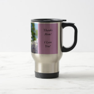 Caneca Térmica Obrigados mãe! Coffee Mug Eu Te Amo! Hydrangeas