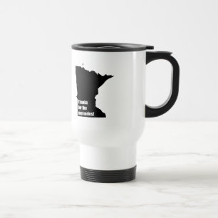 Caneca Térmica Obrigados para as Memórias do Minnesota