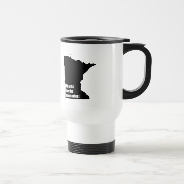 Caneca Térmica Obrigados para as Memórias do Minnesota (Direita)