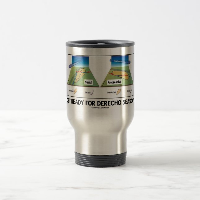 Caneca Térmica Obtenha pronto para a estação de Derecho (o tempo (Centro)