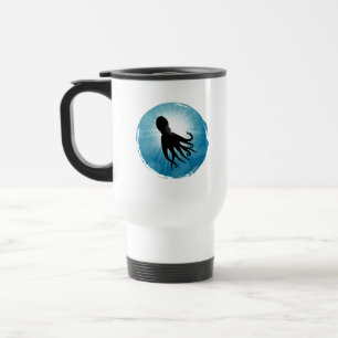 Caneca Térmica Octopus Vida Aquática Submarina