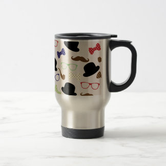 Caneca Térmica Óculos, Chapéus e bigode