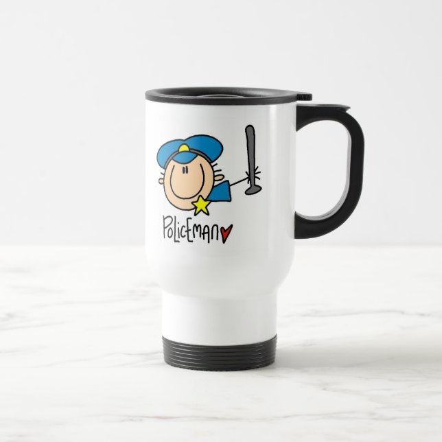 Caneca Térmica Ocupação de Policial (Direita)