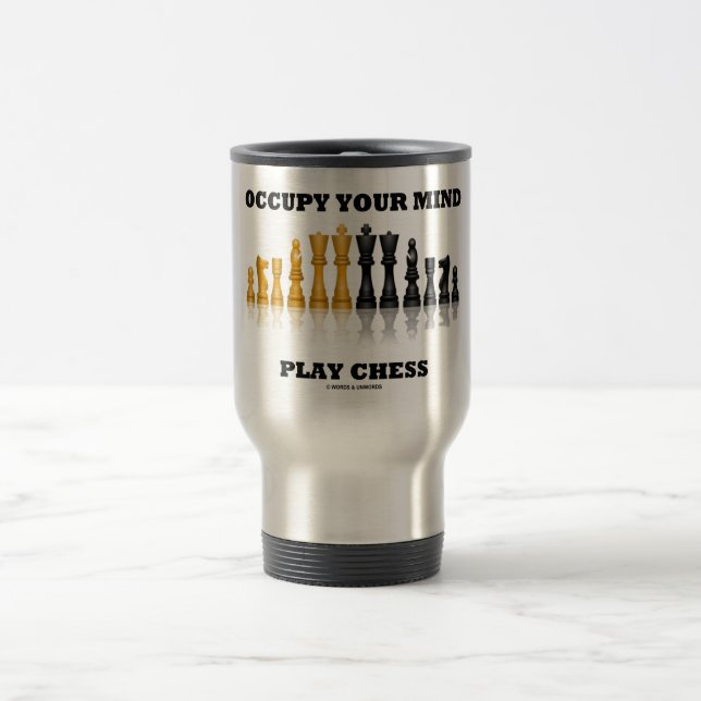 Caneca Térmica Ocupe O Seu Jogo De Mente (Reflexão Sobre O Conjun (Centro)