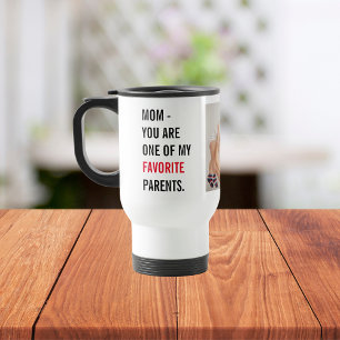 Caneca Térmica Oferta de Foto e Feliz dia de as mães de Colagem M