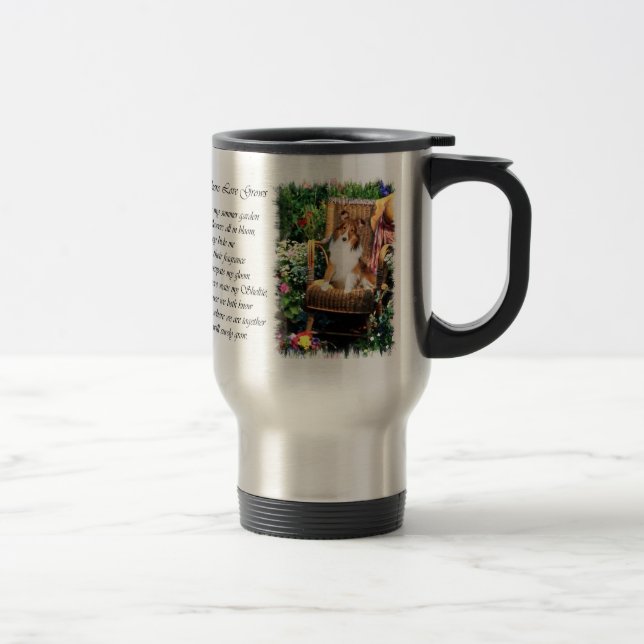 Caneca Térmica Ofertas de arte Shetland Sheepdog (Direita)
