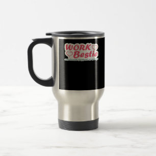 Caneca Térmica Ofertas de Bestie de Trabalho Citação de Ajuda Emo