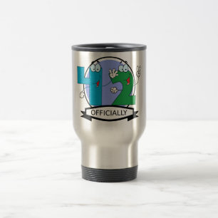 Caneca Térmica Oficialmente 42 Banner de Aniversário