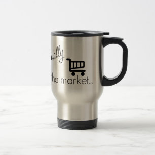 Caneca Térmica Oficialmente fora do design engraçado do casament