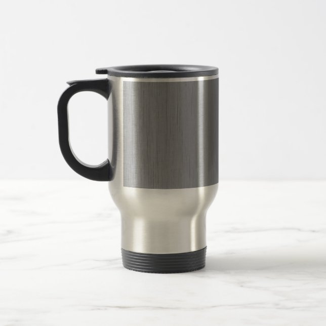 Caneca Térmica Olhar de prata do metal (Esquerda)