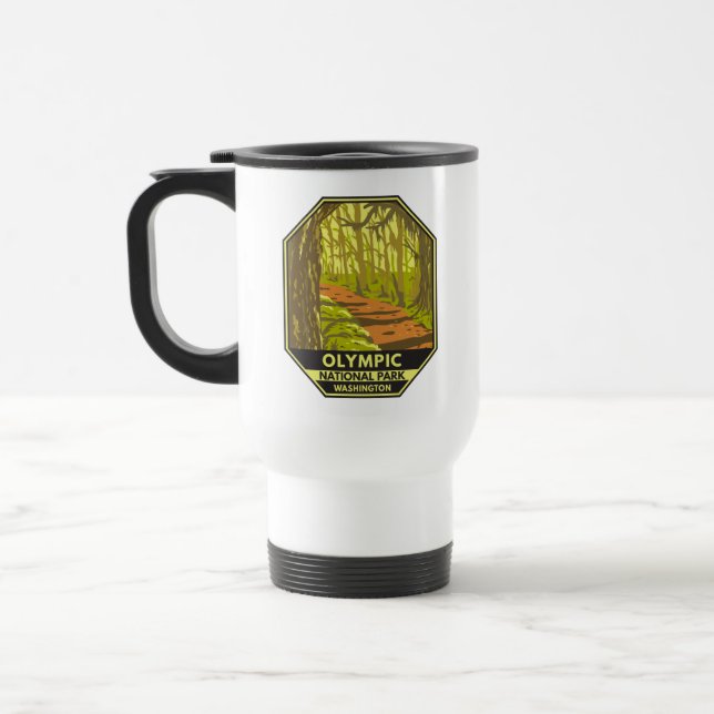 Caneca Térmica Olimpiadas National Park Hoh RainForest Washington (Esquerda)