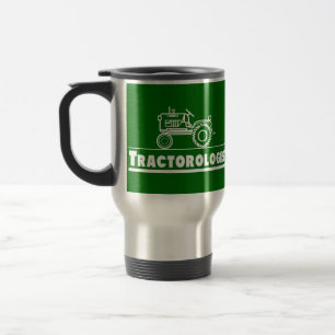 Caneca Térmica Ologista de Trator Verde