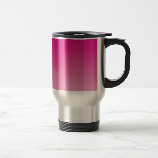 Caneca Térmica Ombre cor-de-rosa (Direita)