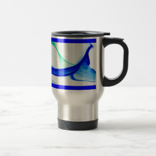 Caneca Térmica Ondas abstrato